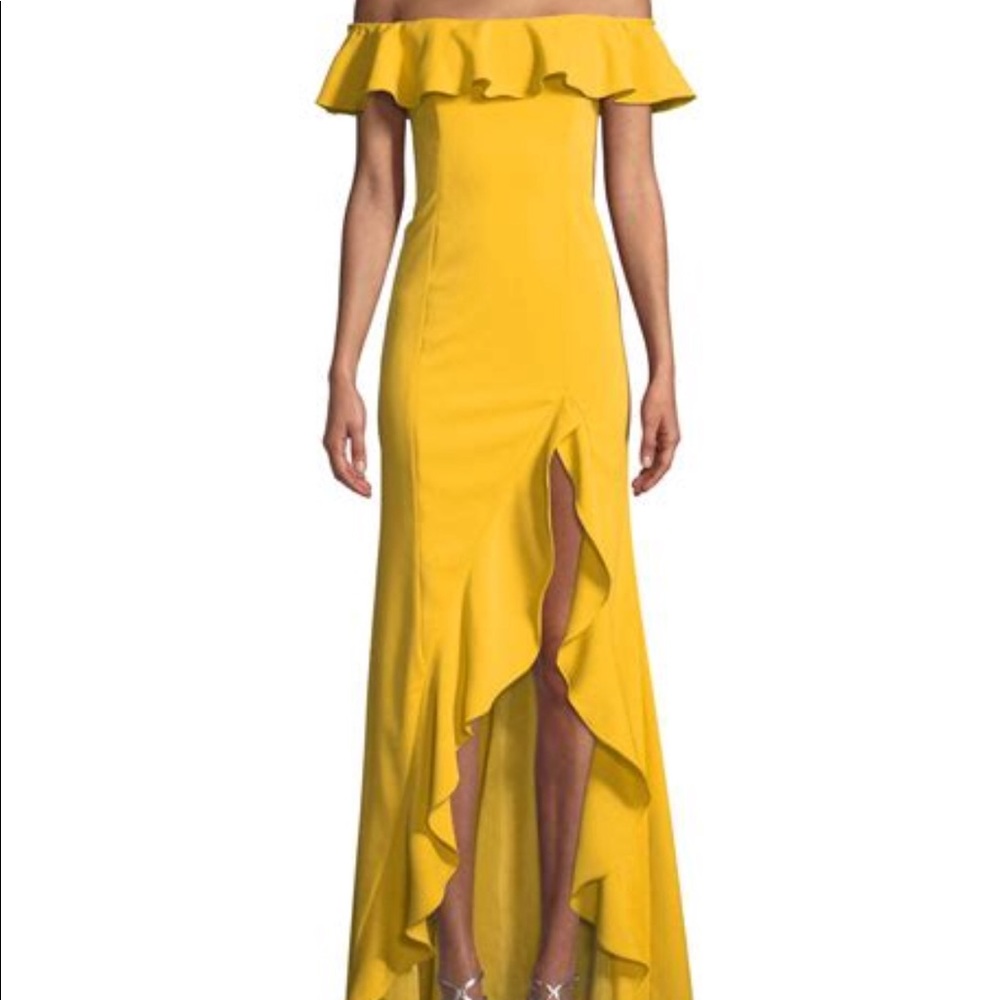 Jay Godfrey High Low Ruffle Dress